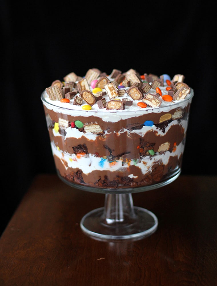 Leftover Halloween Candy Trifle