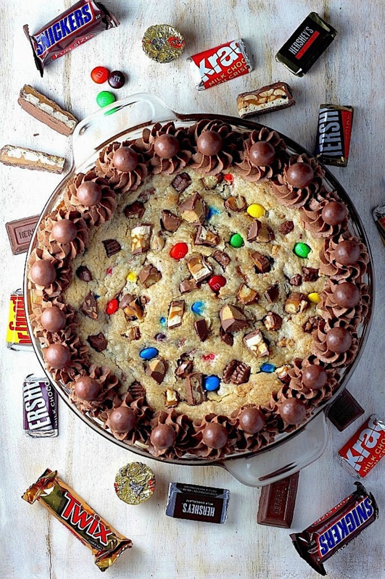 Leftover Candy Cookie Cake