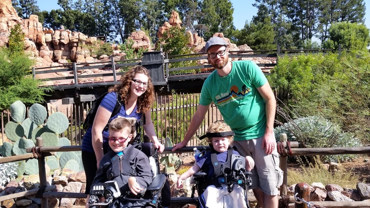 The Weimer family includes, clockwise from top left, Lana, Ryan, Keaton and Bryce.