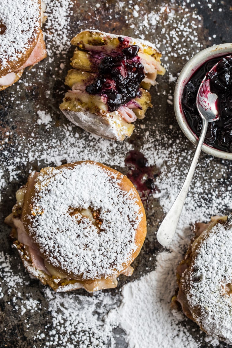 Doughnut Monte Cristo Sliders