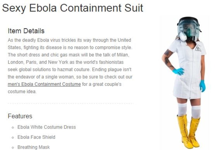Sexy Ebola costume