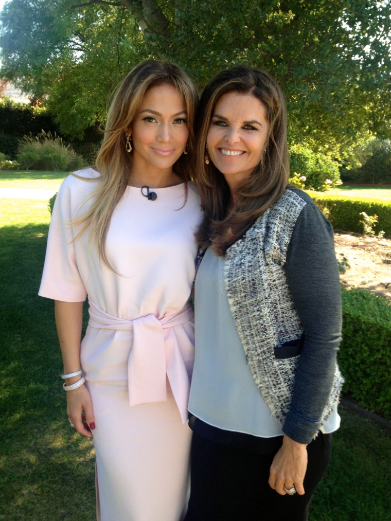 Image: Maria Shriver and Jennifer Lopez