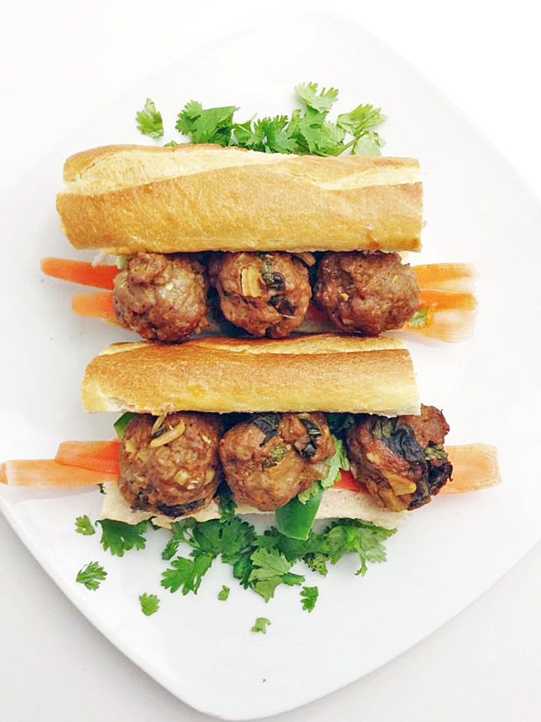 Banh Mi Meatball Sub