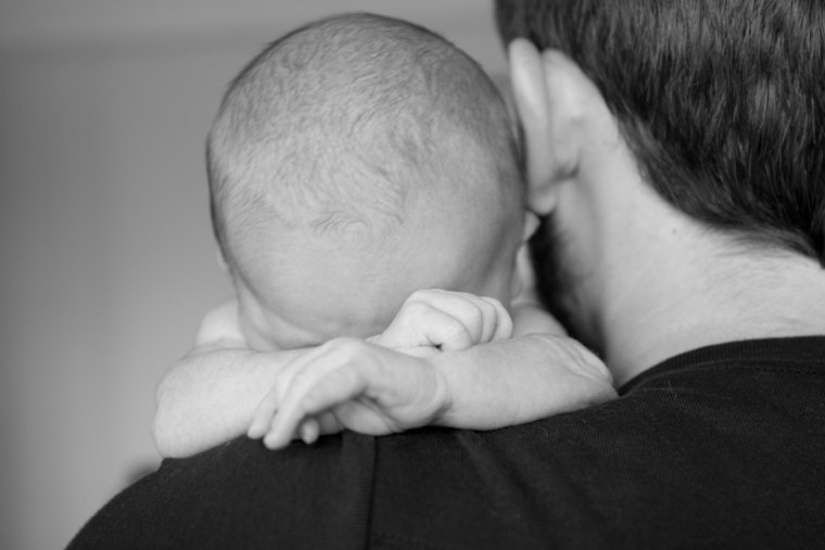 Baby Ted and his dad Al Ferguson