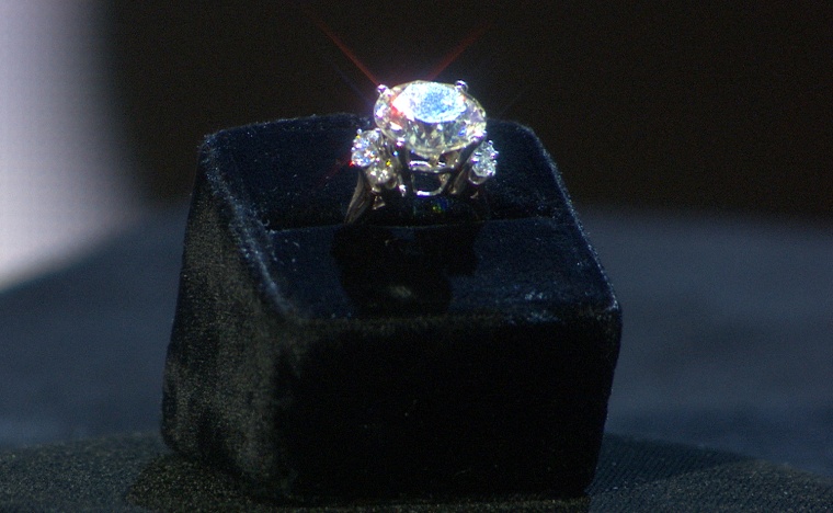 Ginger Alden's engagement ring.