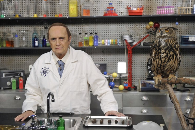 Image: Bob Newhart as Professor Proton on \"The Big Bang Theory.\"