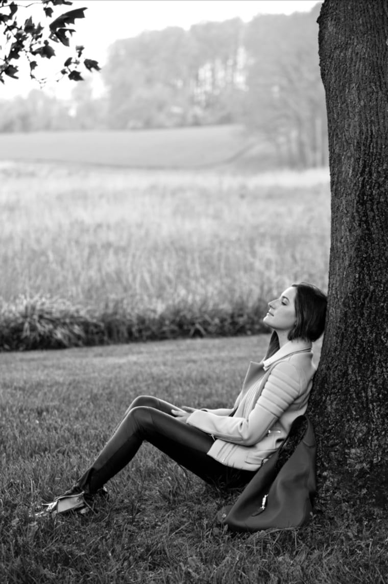 Jessica Springsteen, 22, poses for Editorialist at her family’s rarely-seen, gated property in Colts Neck, NJ.