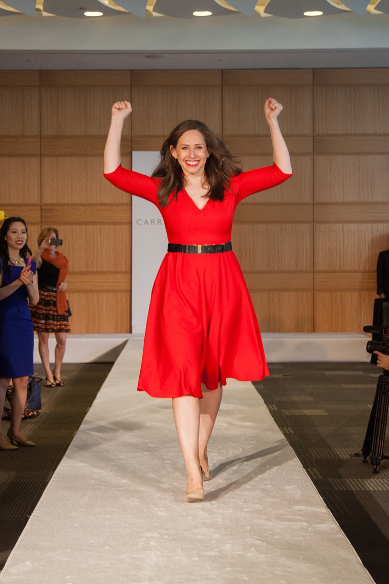 Carrie Hammer at her New York Fashion Week show Friday.