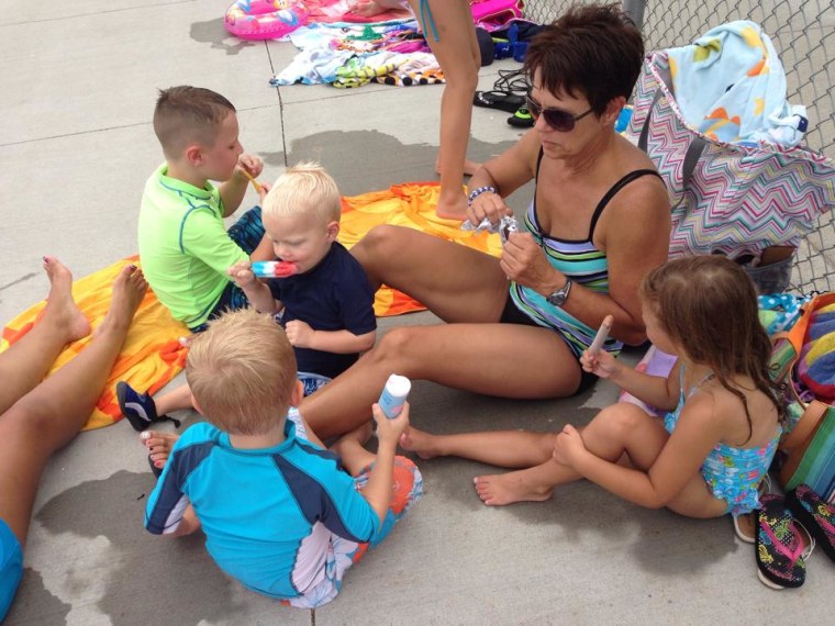 Nana, Sandy Workman Warner, and her minions.