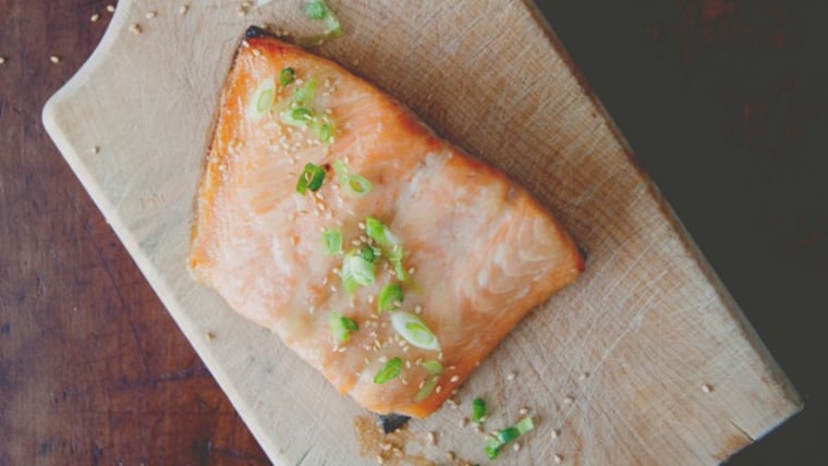 Nasu miso-style salmon recipe