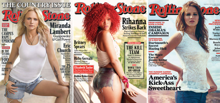 Image: Miranda Lambert, Rihanna, Jennifer Lawrence
