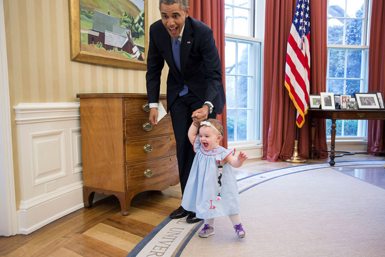 Image: baby at the White House