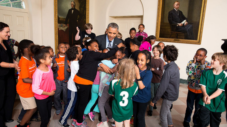 Image: Kids at the White House