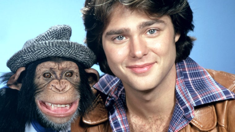 B.J. (Greg Evigan) and his Bear from \"B.J. and the Bear.\"