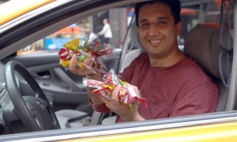 \"Candy cabbie\" Mansoor Khalid gives passengers as much candy as they want. Khalif mission is to cheer up New Yorkers with a daily dose of candy. Khali...