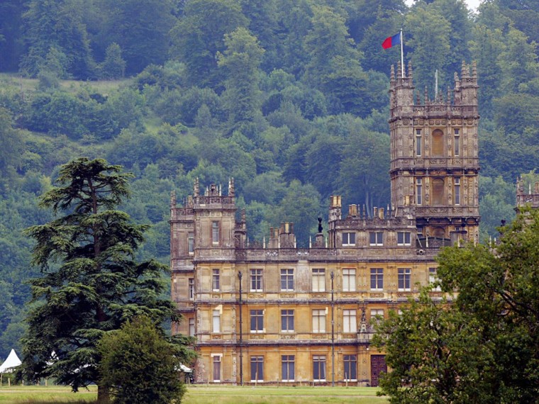 Image: Highclere Castle, better known as Downton Abbey to TV viewers.