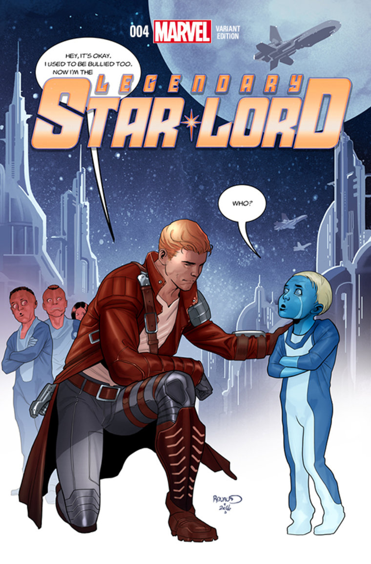 Star-Lord battles bullying.