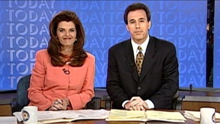 Maria Shriver and Matt Lauer