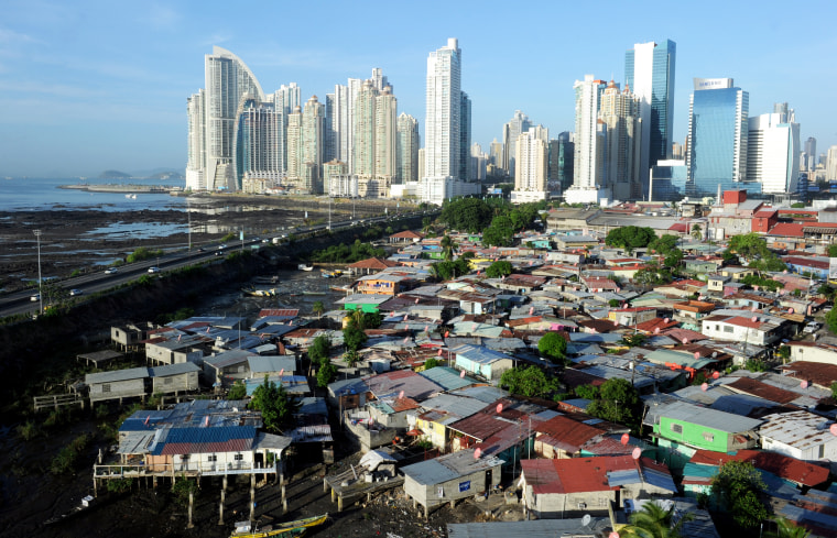 View of Punta Pacifica neighborhood, in Panama City, Panama.