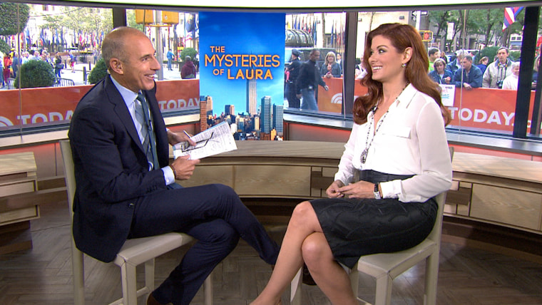 Right now? Talking to Matt Lauer about her new show, \"Mysteries of Laura.\" Everything else will have to wait for a bit.
