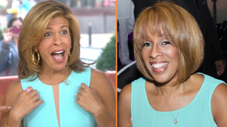Spot the difference! Hoda Kotb and Gayle King.