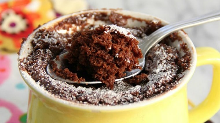 Nutella mug cake