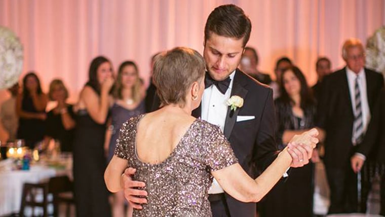 Mary Ann Manning fulfilled her dying wish to dance with her son, Ryan, at his Sept. 5 wedding.