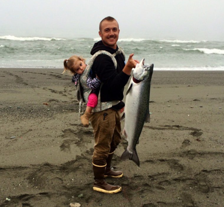 Dads will show their kids that with perseverance and hard work, they can catch the big one, too.