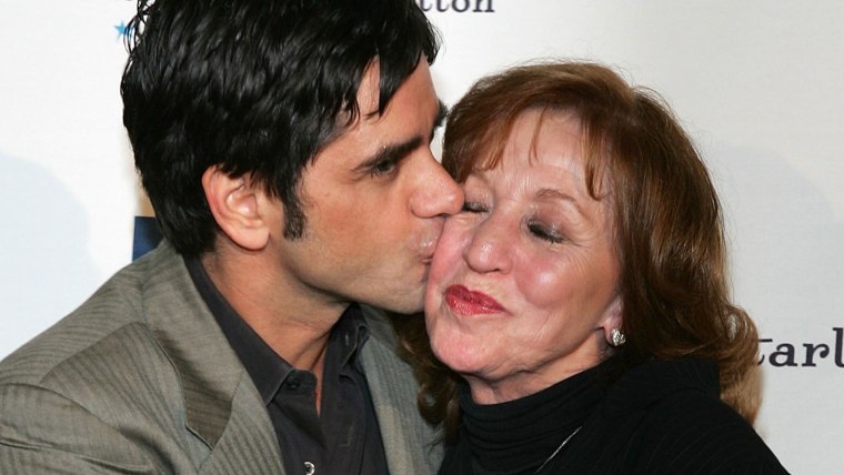 Image: John Stamos with his mother Loretta in 2006.