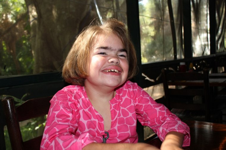 Blair Chapin, ,12, has a fatal neurological condition called Sanfillipo syndrome.