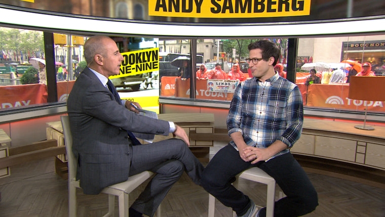 Matt Lauer and Andy Samberg