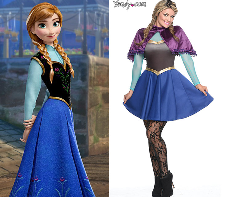 Sexy Frozen Halloween costumes including Olaf hit stores and