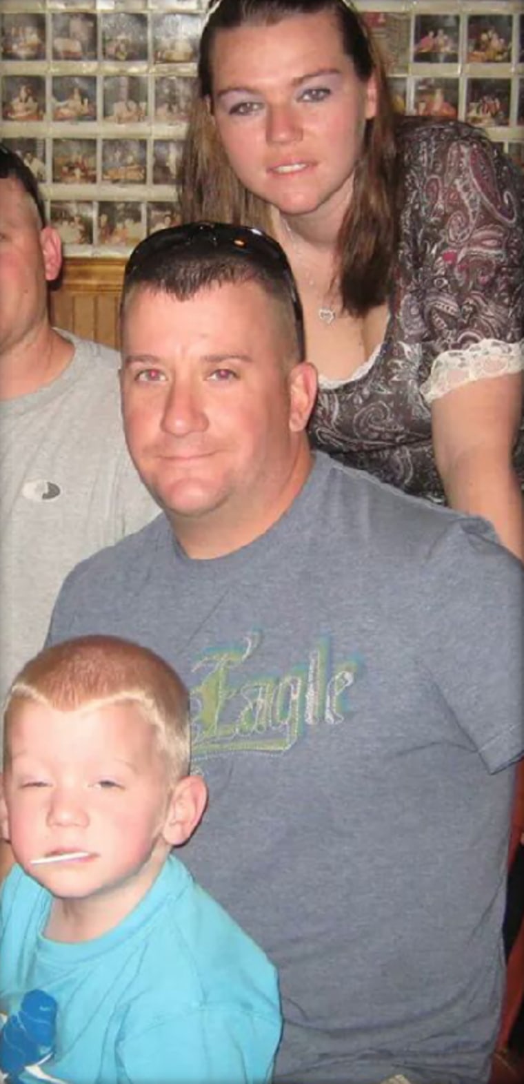 Darren Baysore with his late father, U.S. Army Staff Sgt. Thomas Allen Baysore Jr., and his mom, Jamie.