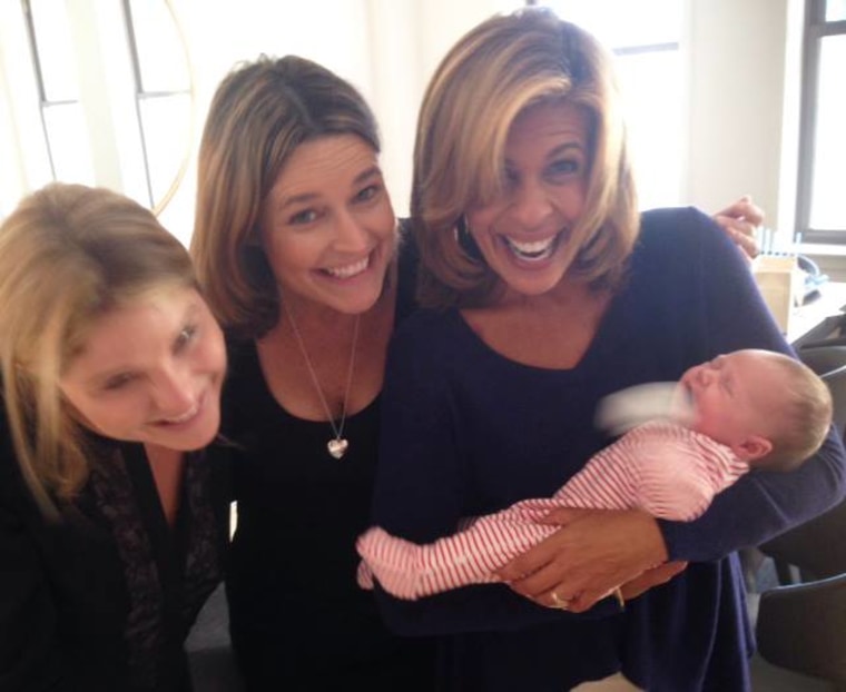 Jenna Bush Hager and Hoda Kotb pay a visit to Vale.