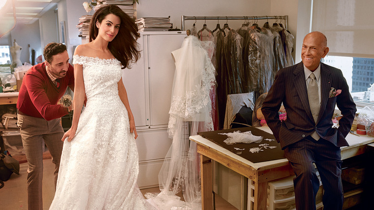 Image: Amal Alamuddin, Oscar de la Renta