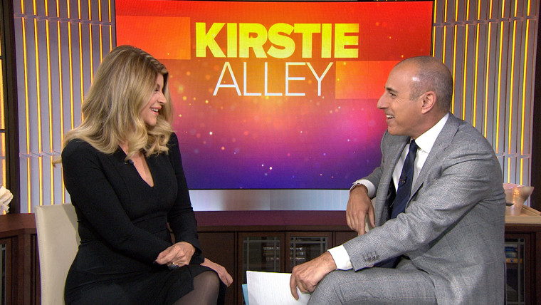 Image: Kirstie Alley and Matt Lauer