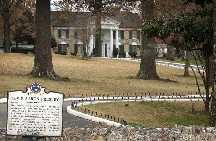 Image: Elvis Presley's Graceland estate.