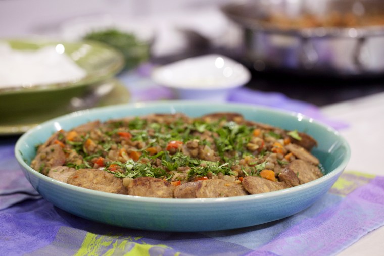 TODAY Show: Top Chef's Padma Lakshmi cooks up delicious meals on the TODAY Show on January 14, 2015.