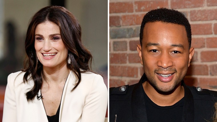 Idina Menzel and John Legend will sing America's songs at Super Bowl XLIX.