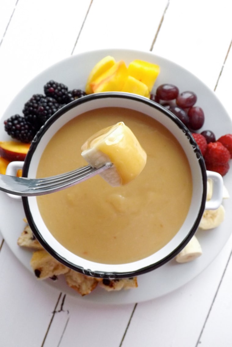 Slow-cooker butterscotch fondue