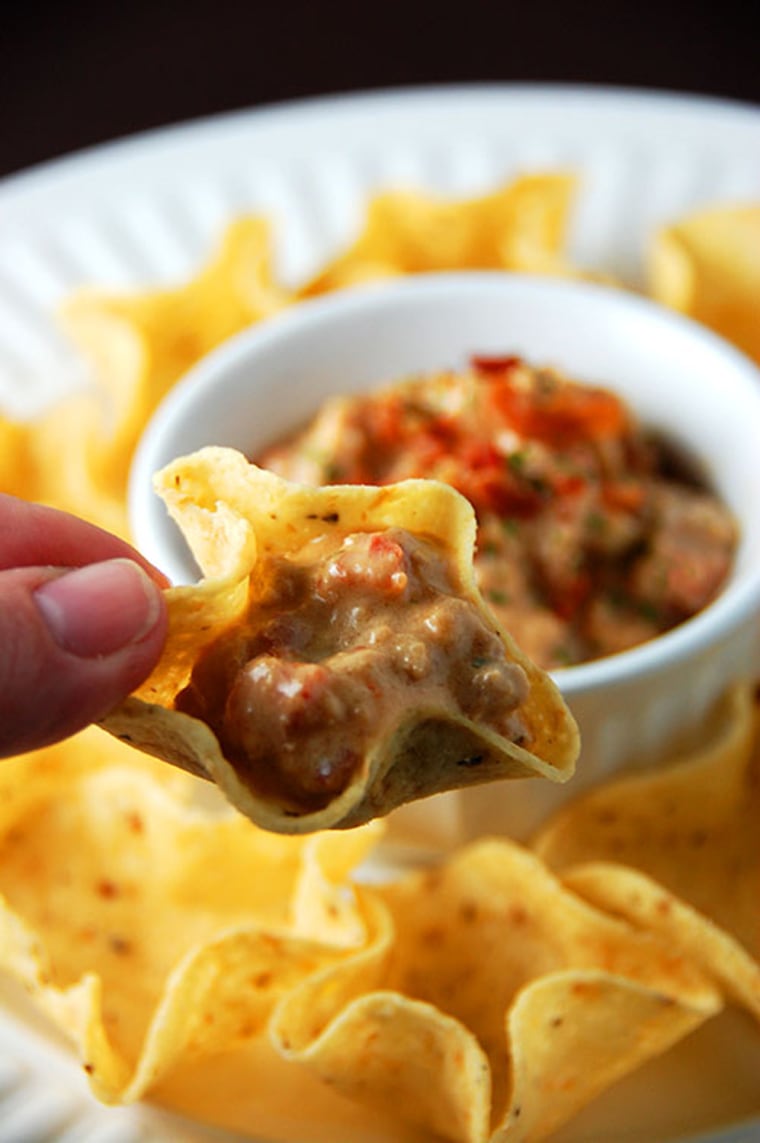 Slow cooker cheeseburger dip