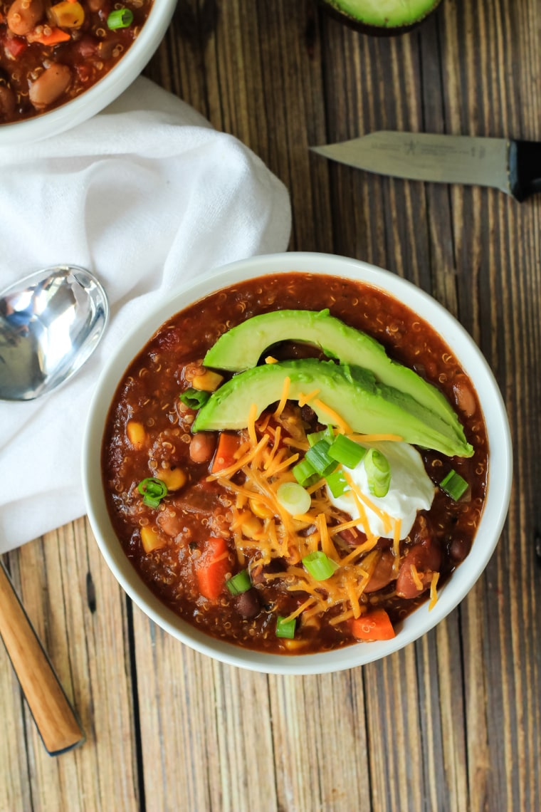 Crock-Pot vegetarian chili