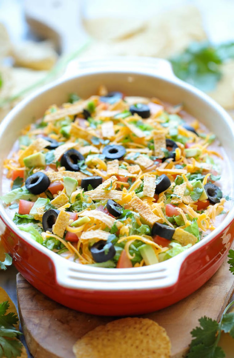 skinny taco dip