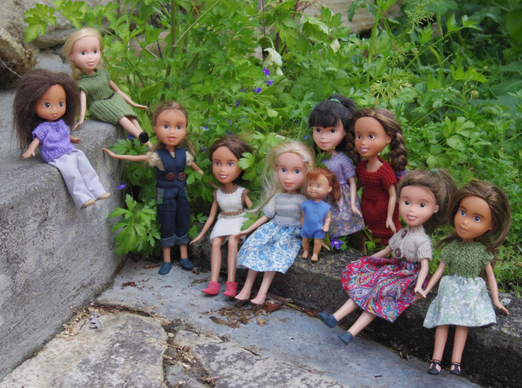A collection of Singh's reinvented \"Tree Change Dolls\" appears on her Tumblr page.