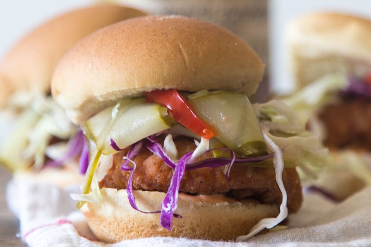 Fried Chicken Sliders