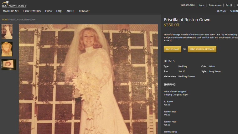 Image: wedding dress for sale