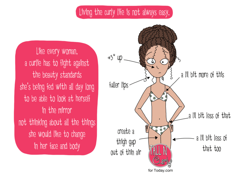 Curly hair complaints: 'Tall N Curly' comic artist shares how to tame the  beast