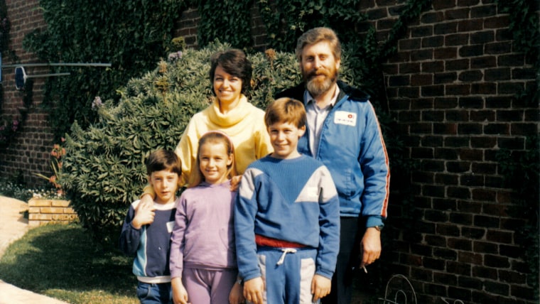 The last picture taken of the Pistorius family before Martin’s illness.