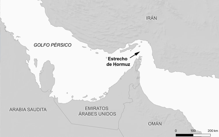 Estrecho de Hormuz, Golfo Persico