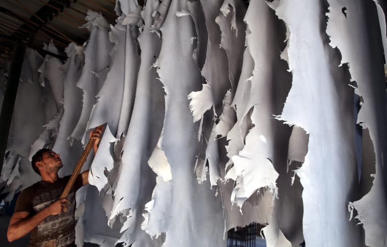 Image: Tannery in Cairo